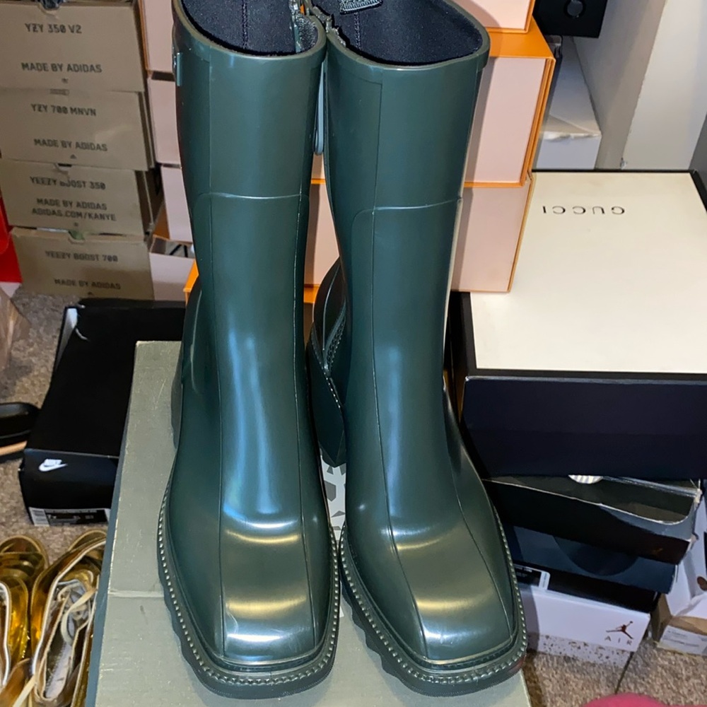 Green Chloe Rain boots